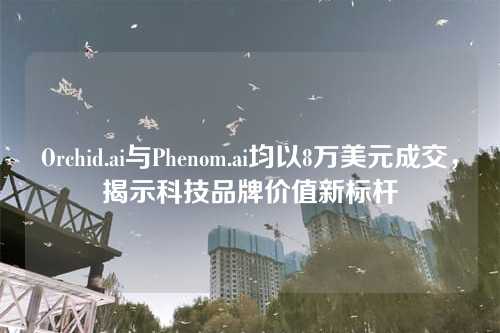 Orchid.ai与Phenom.ai均以8万美元成交,揭示科技品牌价值新标杆